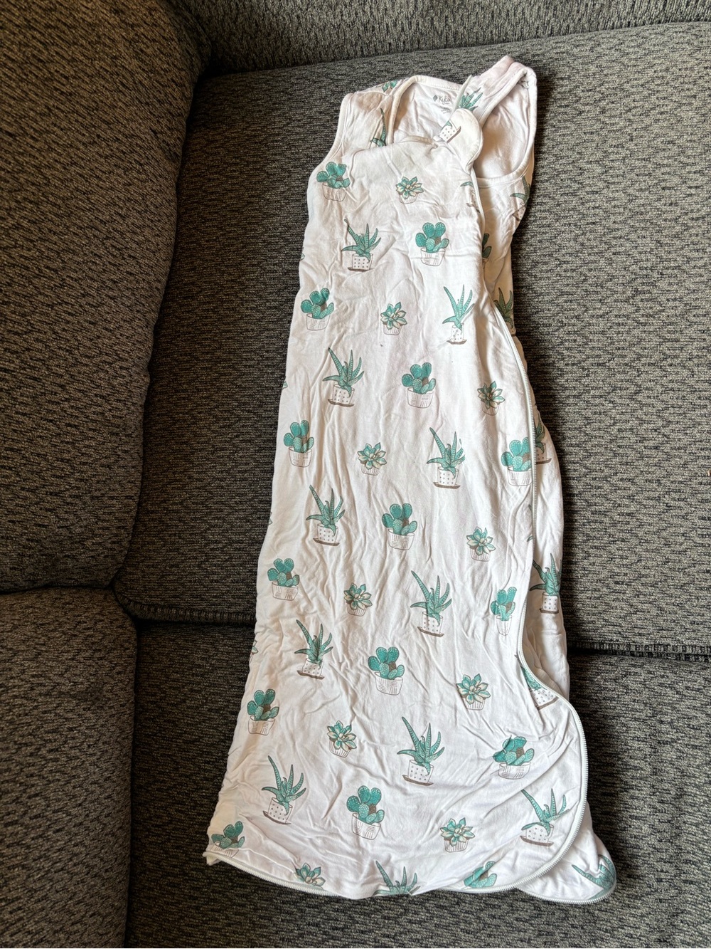 Kyte Baby Bamboo Sleep Sack | 12–18 Months | 1.0 TOG | Succulent Print